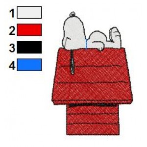Snoopy 24 Embroidery Design